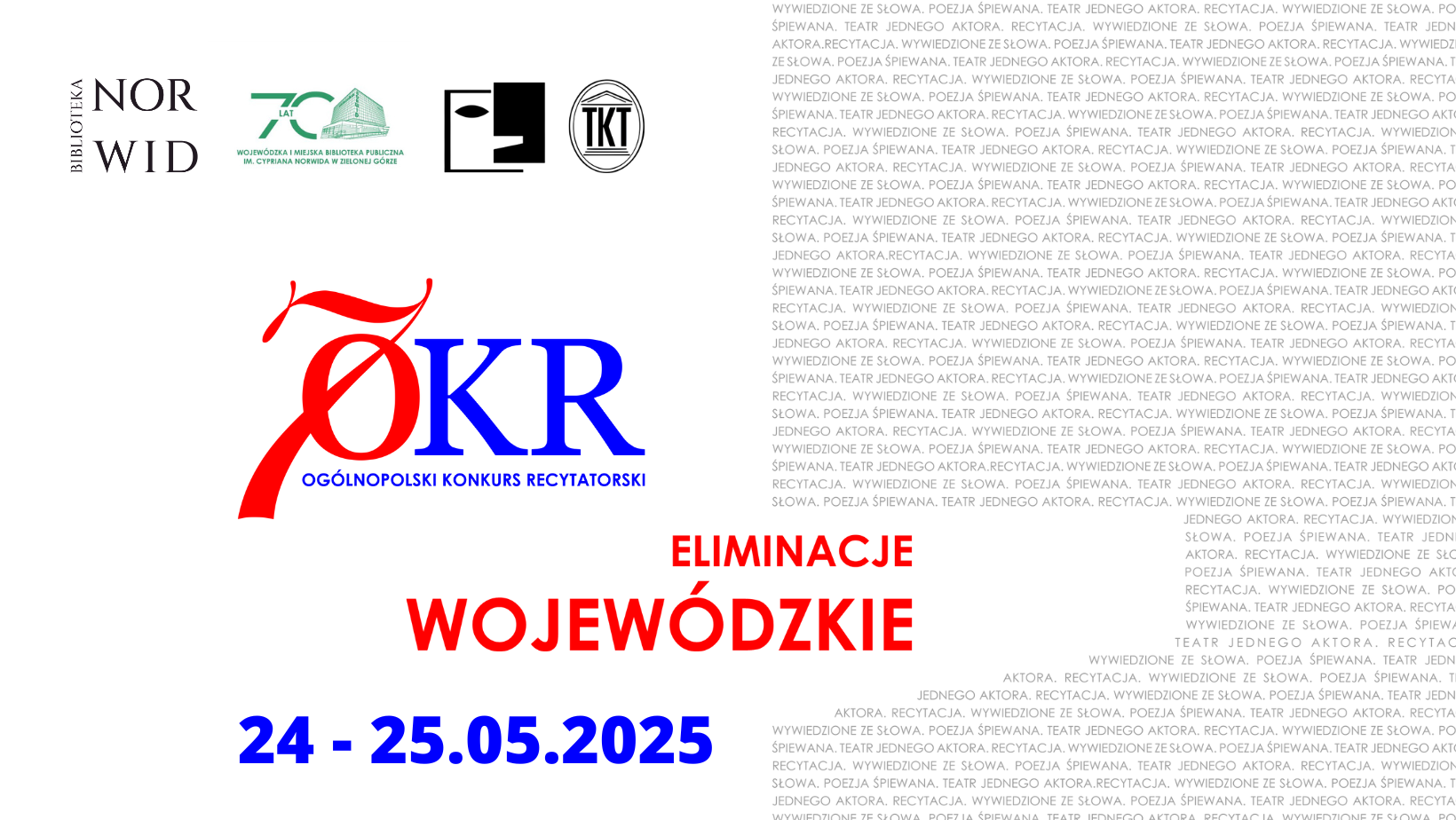 70. Ogólnopolski Konkurs Recytatorski w województwie lubuskim